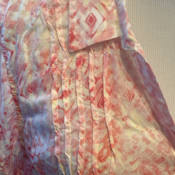 Gloria Vanderbilt Pink Print Blouse - Picture 2 of 7